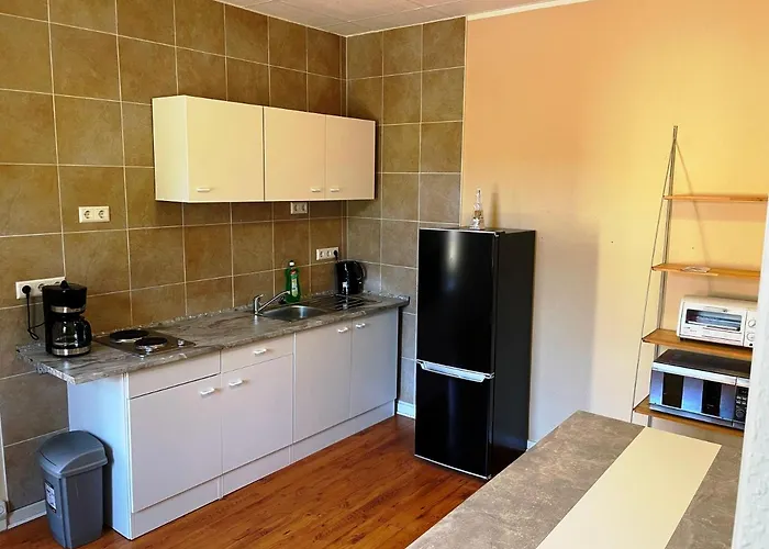 公寓式酒店 Fewo1-1 Zim Apart-4 Bett-kueche-dusche Wc-parkplatz